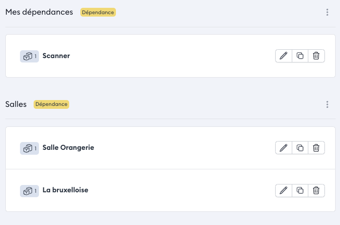 Gestion des filiales
